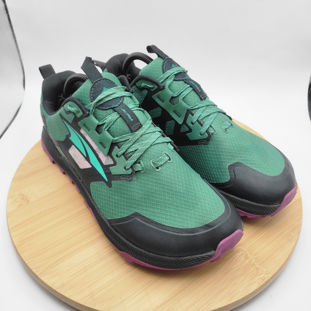 Altra Lone Peak 7 Womens Trail Running Shoes Green Black AL0A7R6H008 Size 9.5